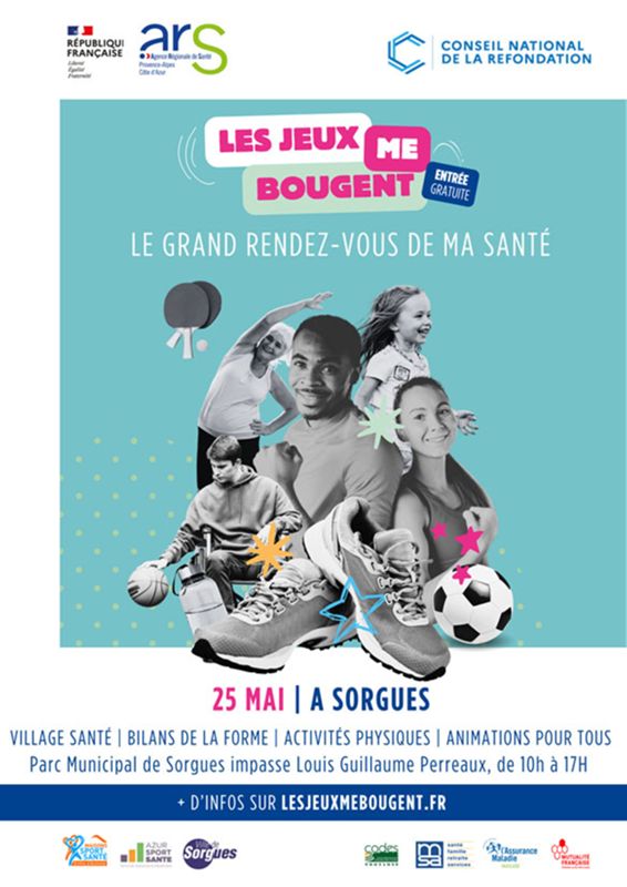 Les Jeux me bougent. Le grand rendez-vous de ma santé en Vaucluse