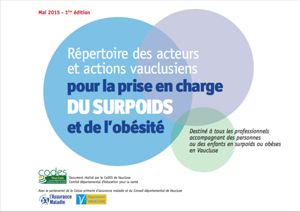 Répertoire des acteurs et actions vauclusiens pour la prise en charge du surpoids et de l'obésité