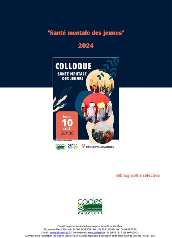 Santé mentale des jeunes