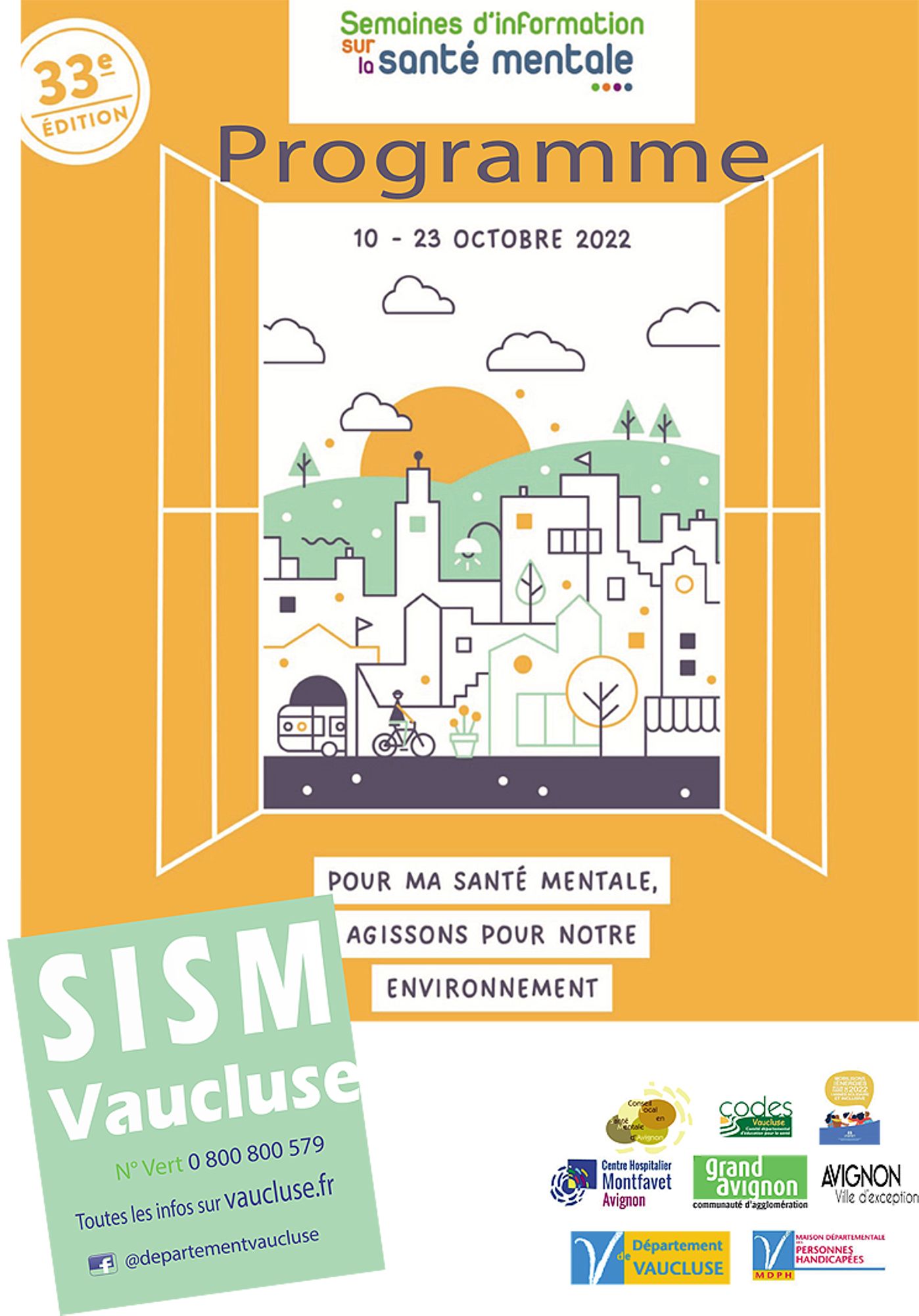 "Pour ma santé mentale, agissons sur notre environnement" - SISM 2022