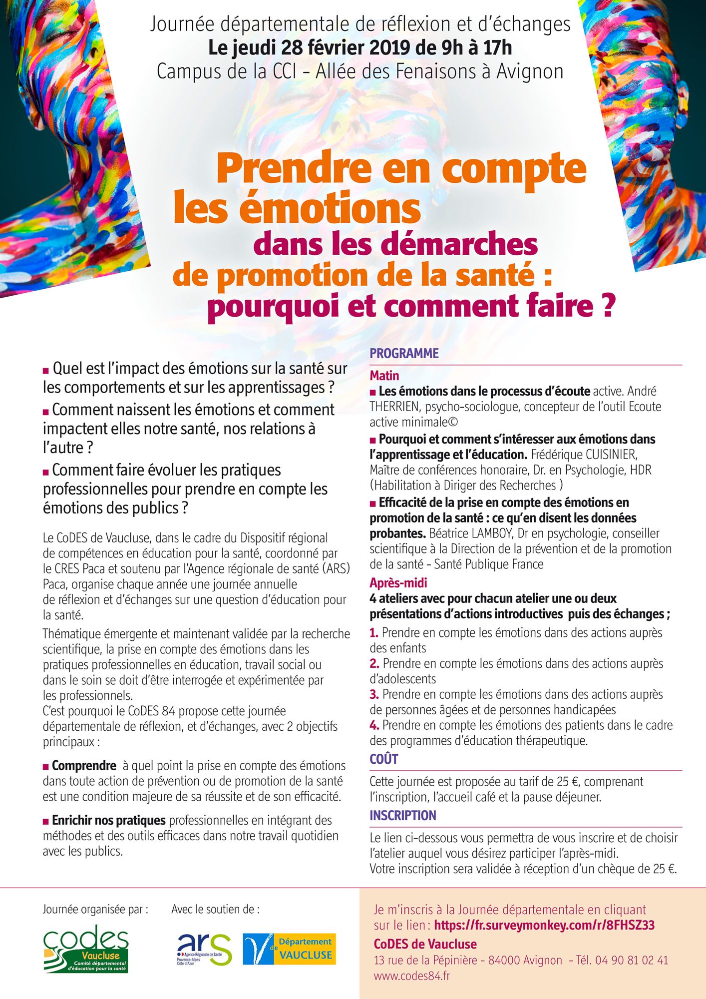 Journée Émotions 2019 CoDES 84
