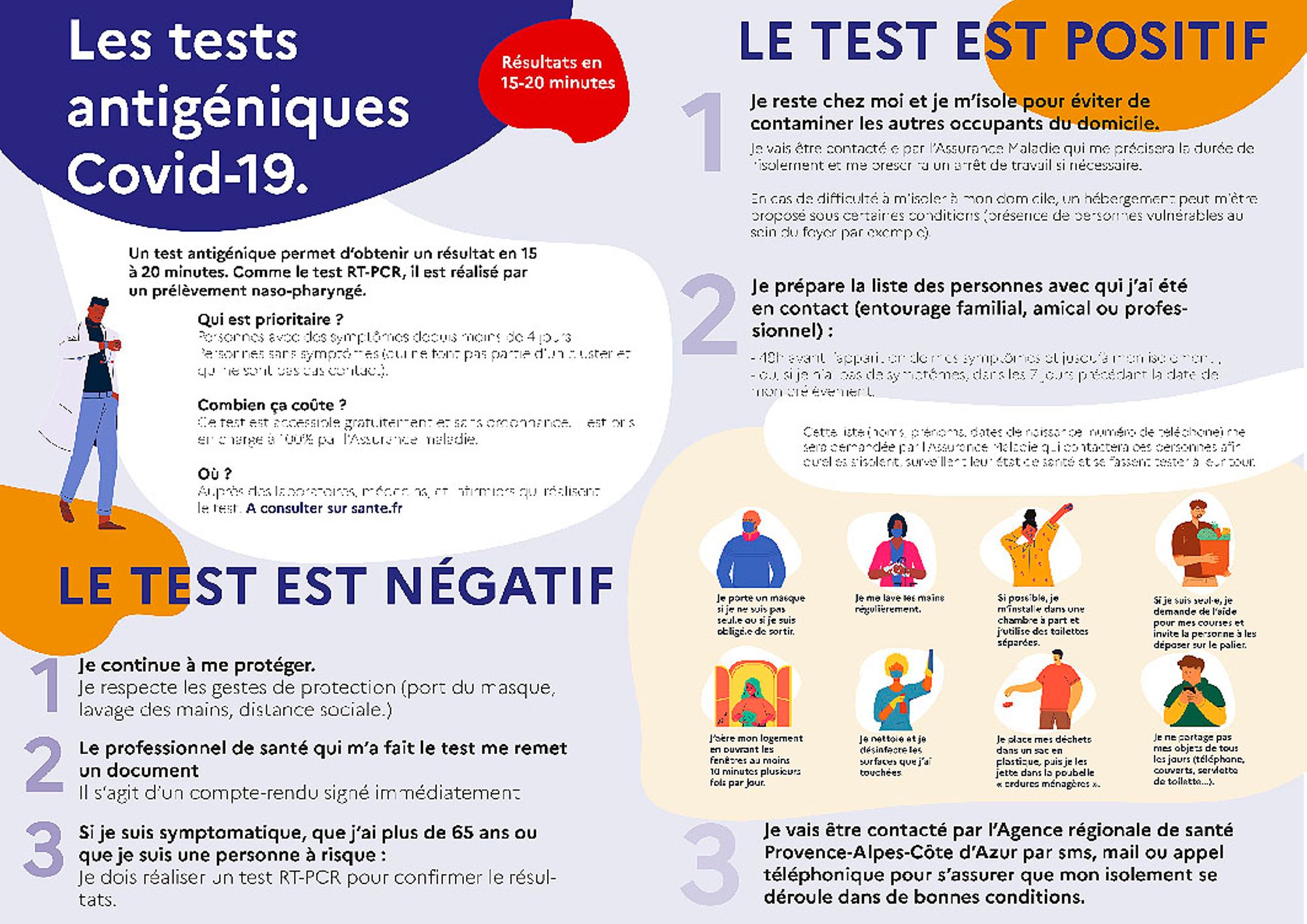 Flyer dépistage Covid étudiants novembre 2020