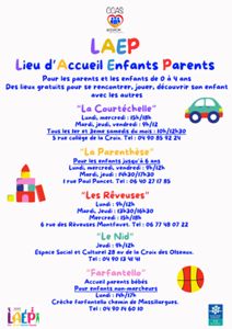 Informations des LAEP du CCAS d'Avignon