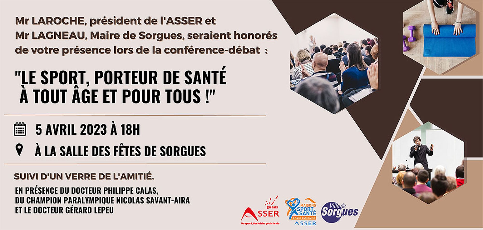 Le sport porteur de santé à tout âge et pour tous