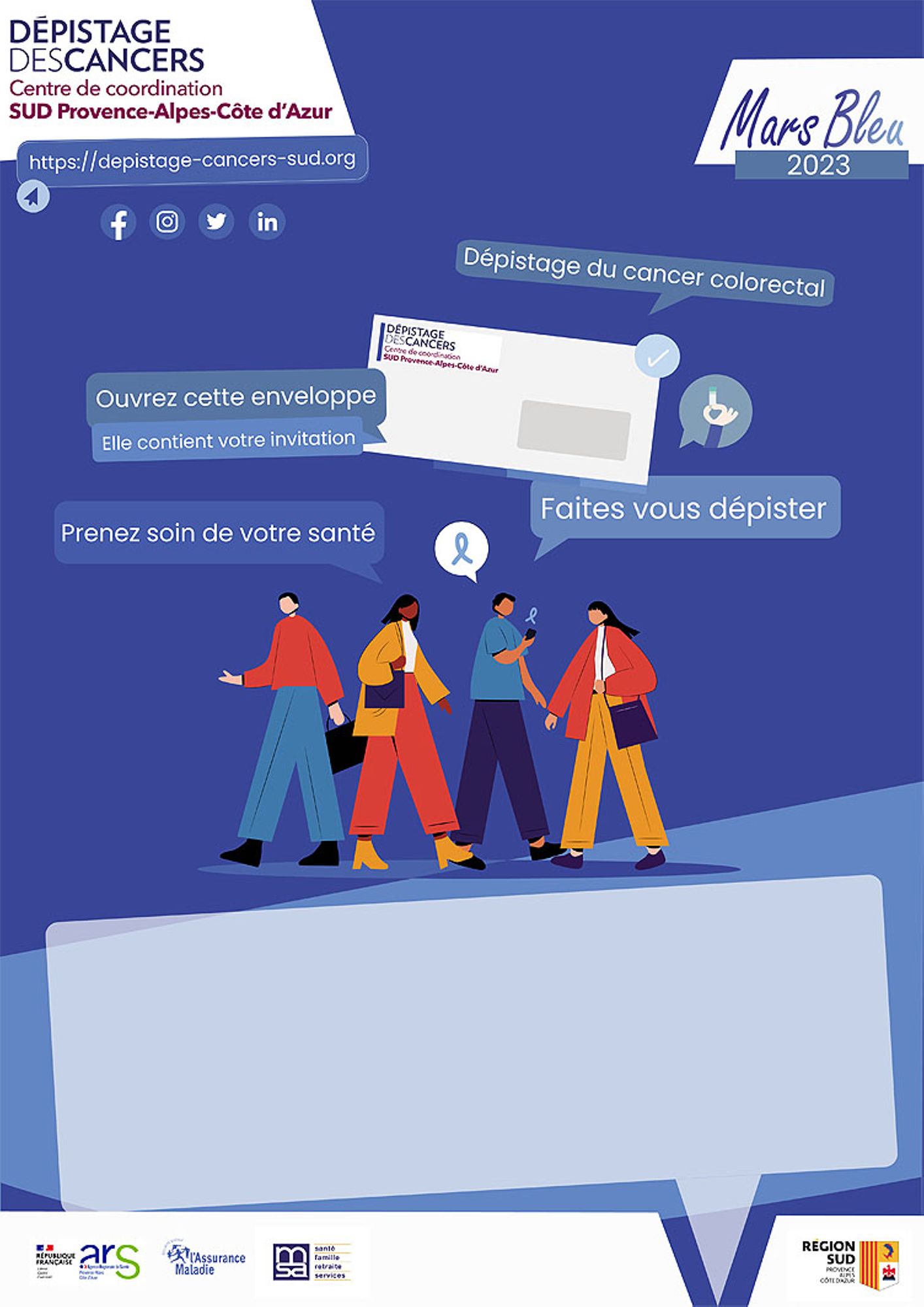 Le CRCDC Sud Paca recherche des bénévoles pour Mars bleu