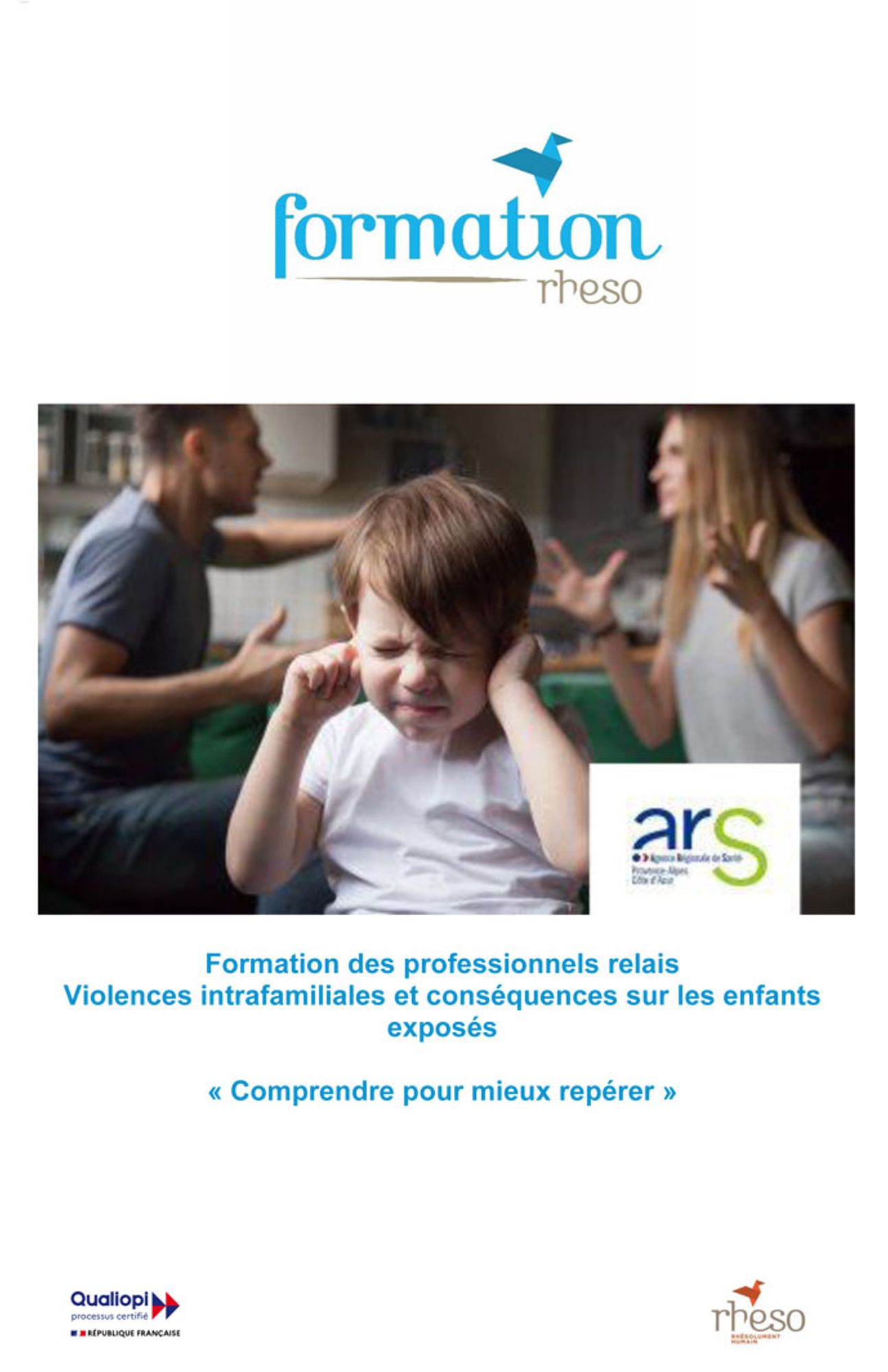 Violences intrafamiliales et conséquences sur les enfants exposés. Formation des professionnels relais
