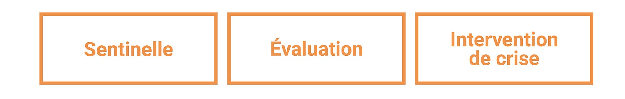 Formations crise suicidaire niveaux