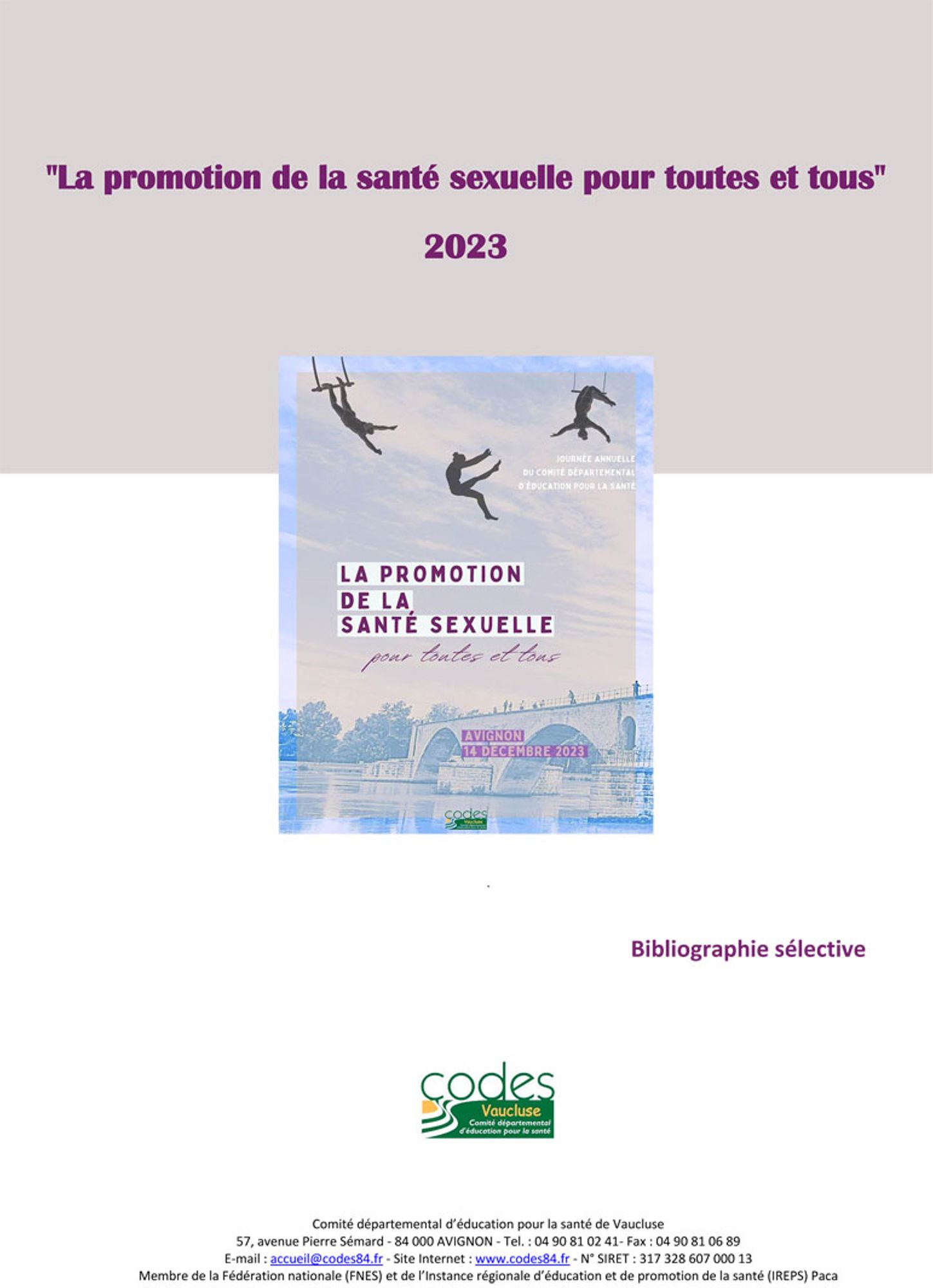 La promotion de la santé sexuelle pour toutes et tous