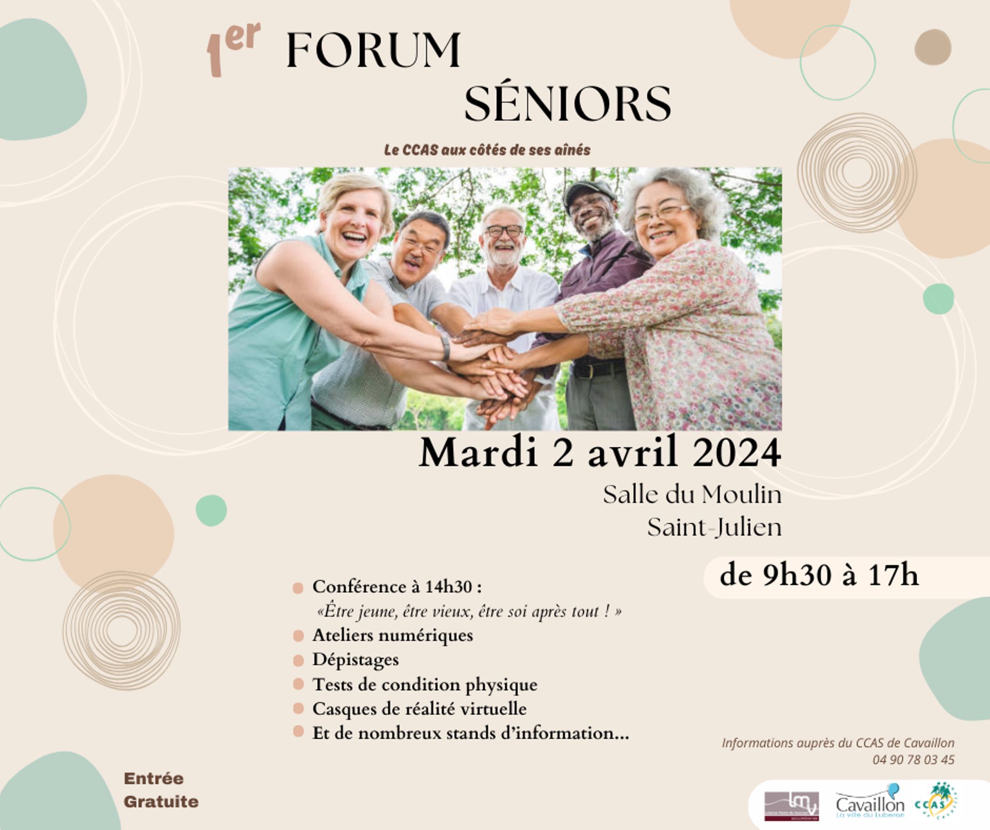 1er Forum séniors. Le CCAS auprès de ses aînés