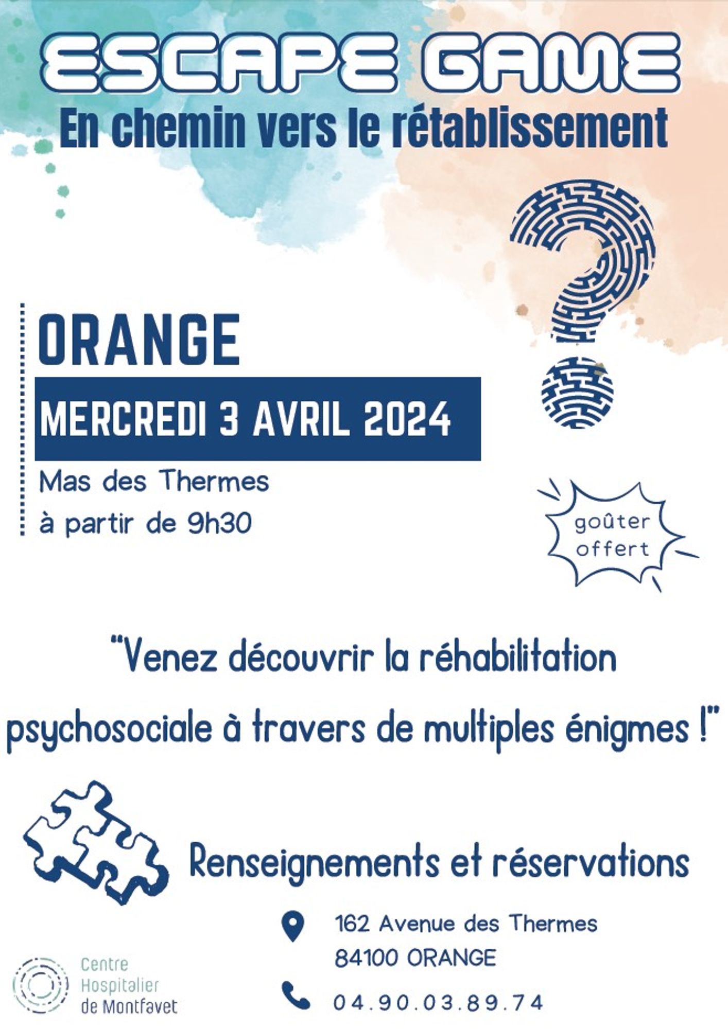 Escape game. En chemin vers le rétablissement