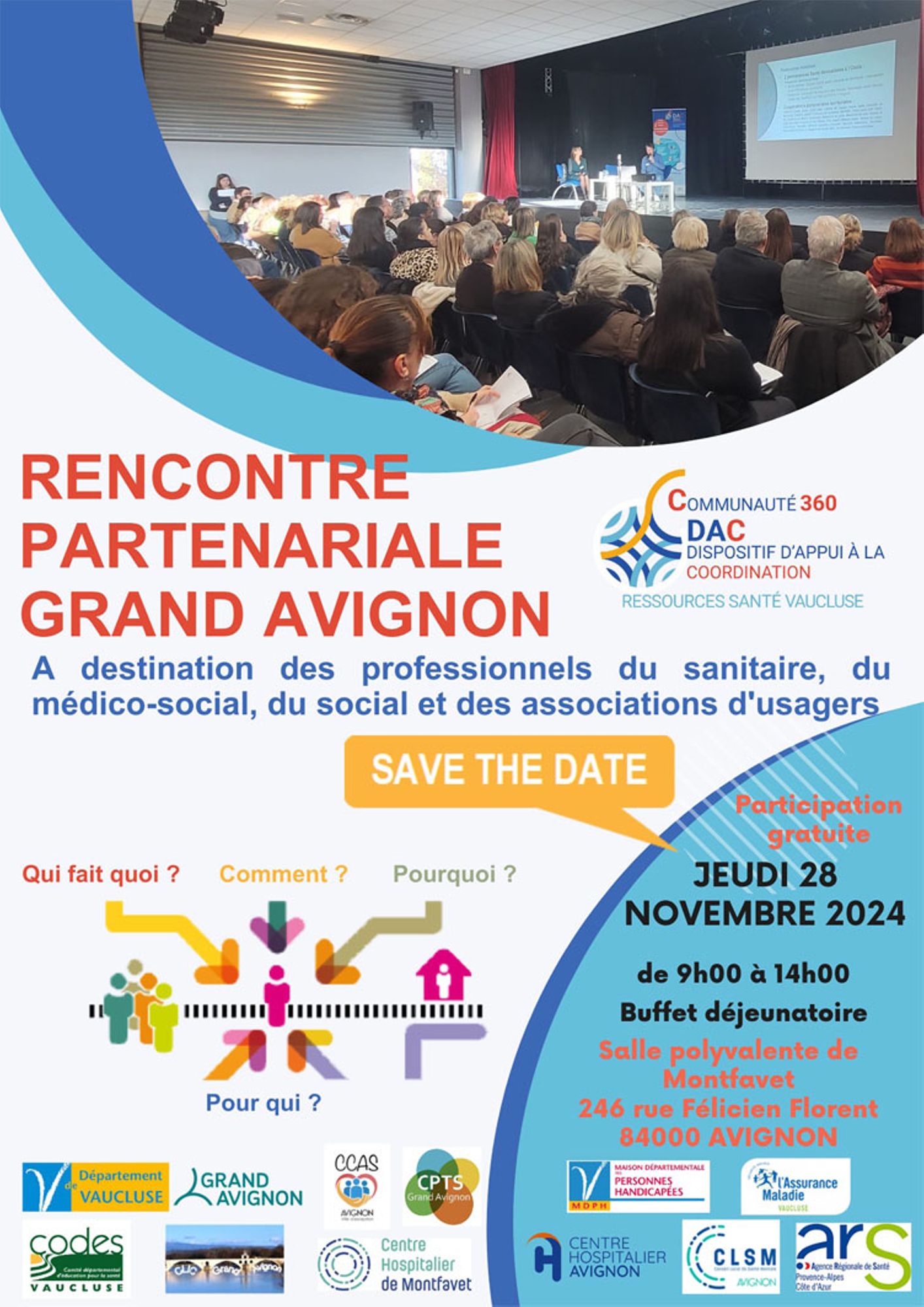 Rencontre partenariale Grand Avignon. Réservez la date