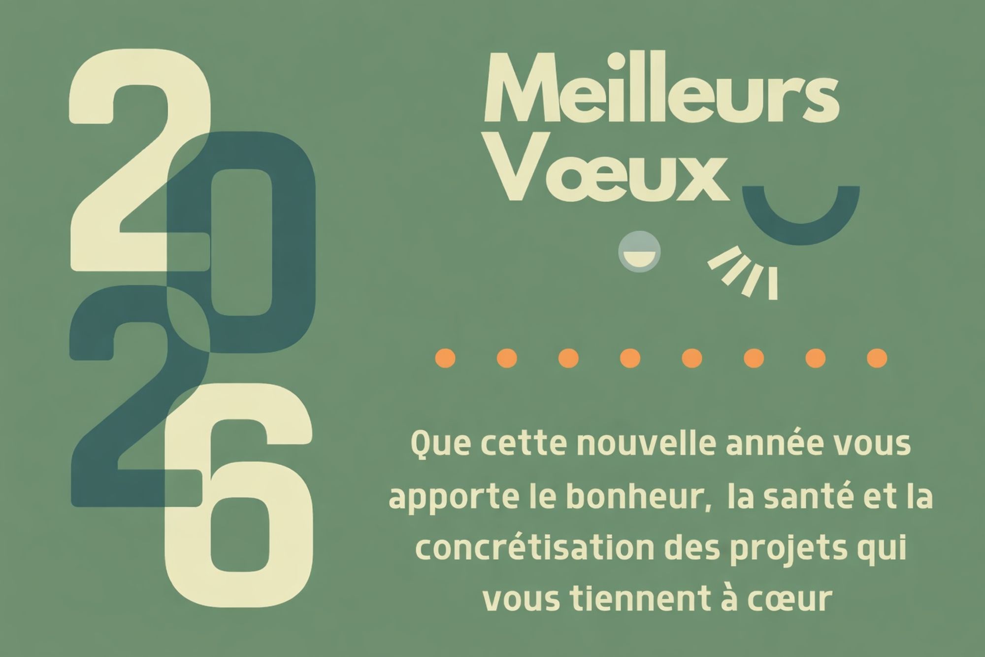 Meilleurs vœux 2026 !