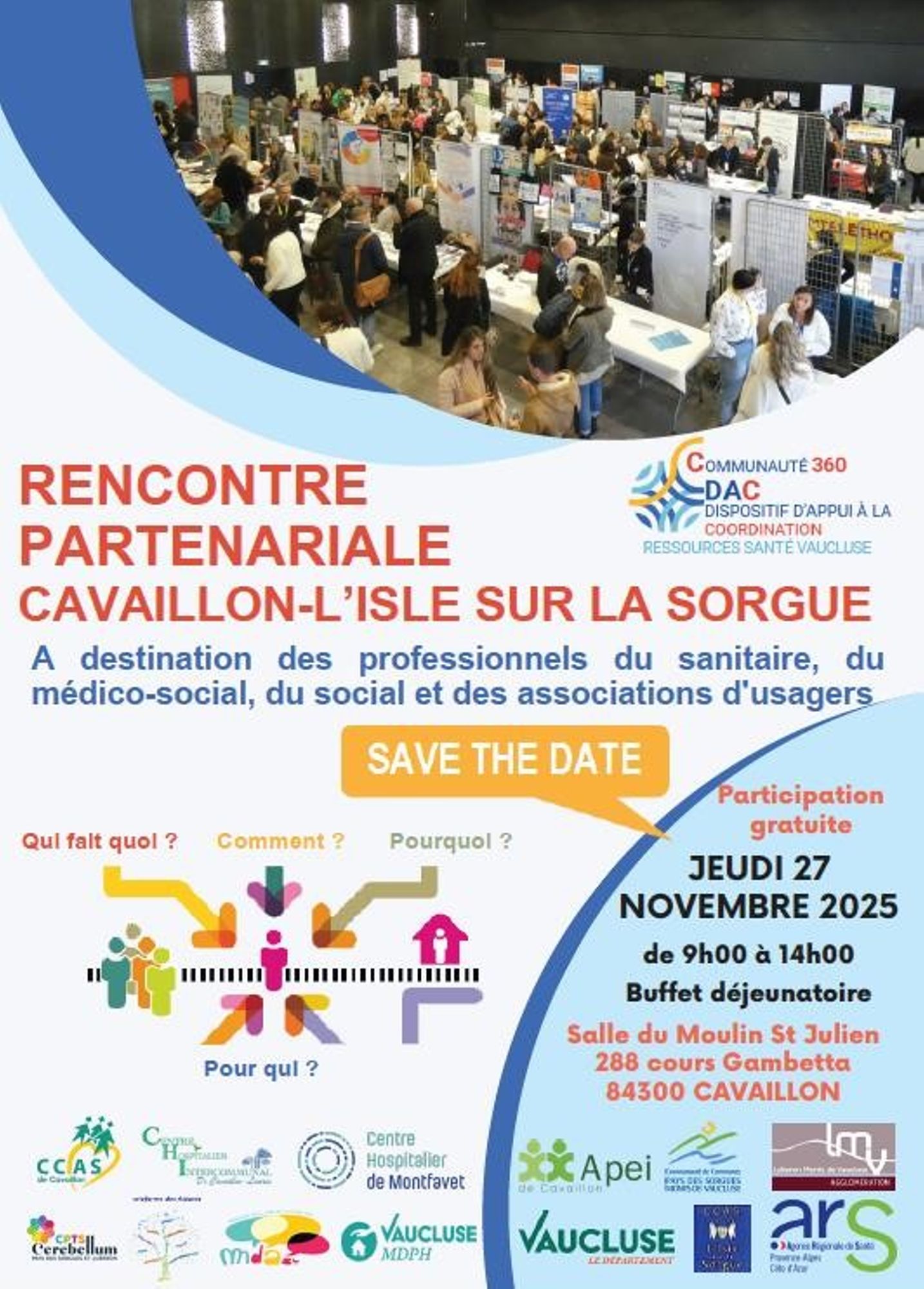 Rencontre partenariale Cavaillon - L'Isle sur la Sorgue. Réservez la date