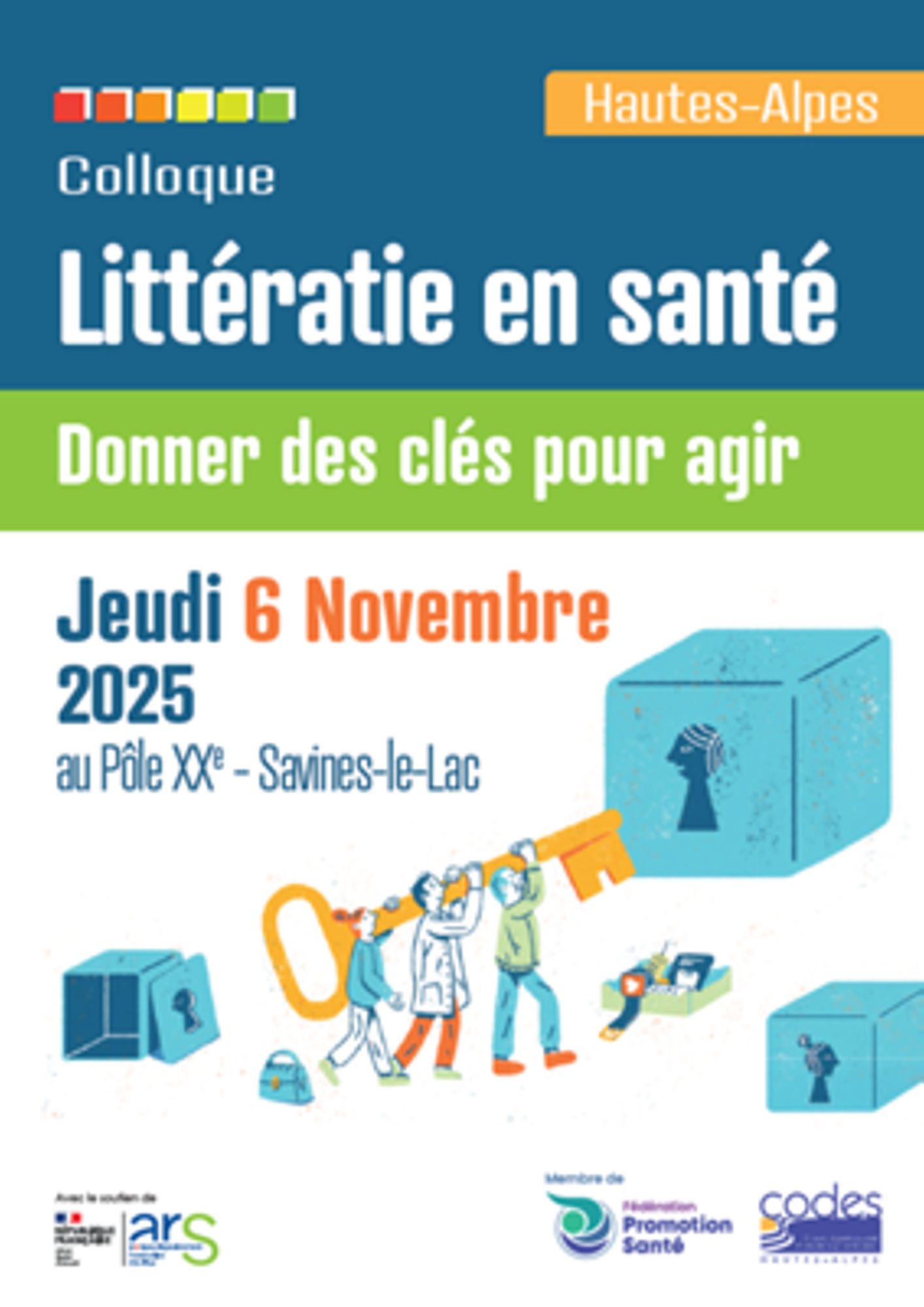 Colloque "Littératie en santé... Donner des clés pour agir"