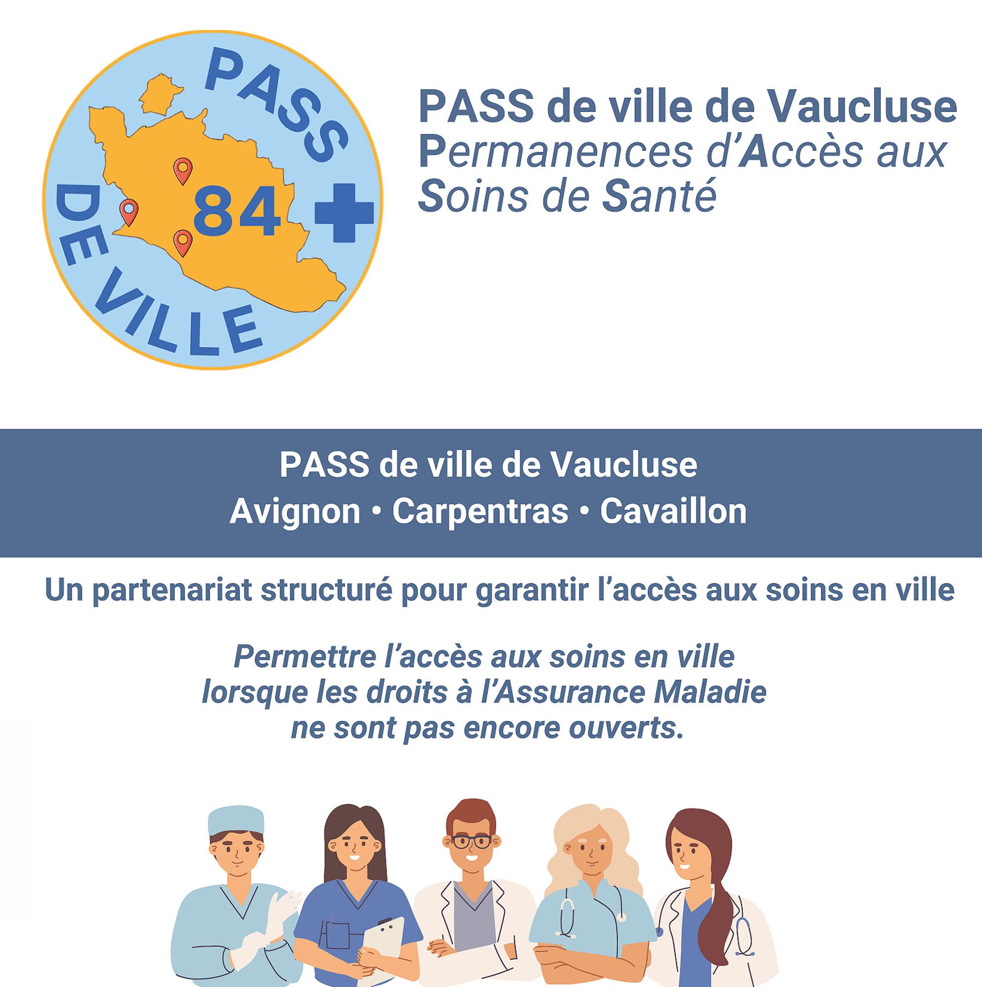 La PASS de ville de Vaucluse - Infos pratiques